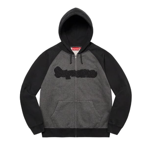 [L] 슈프림 곤즈 아플리케 후드집업 블랙
