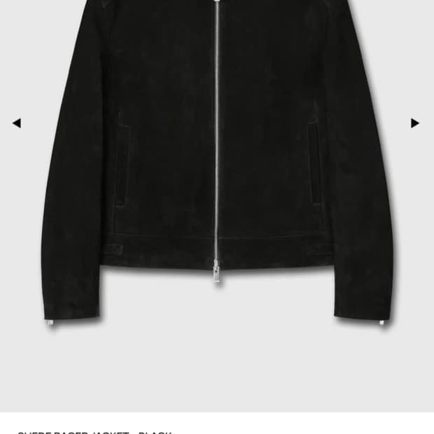 새상품)토니웩 스웨이드 레이서자켓  l사이즈