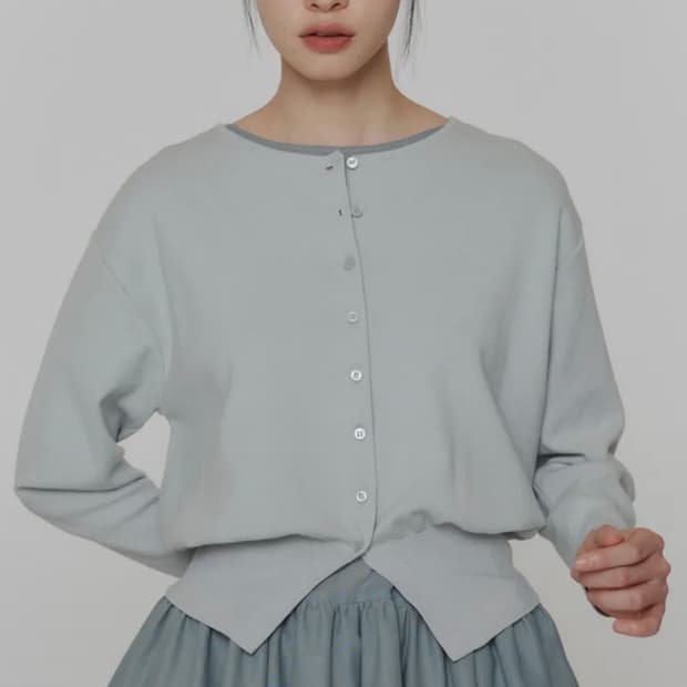 아모멘토 가디건 민트