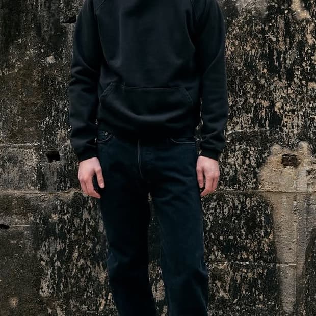 HTAE 80s hoodie black 3사이즈