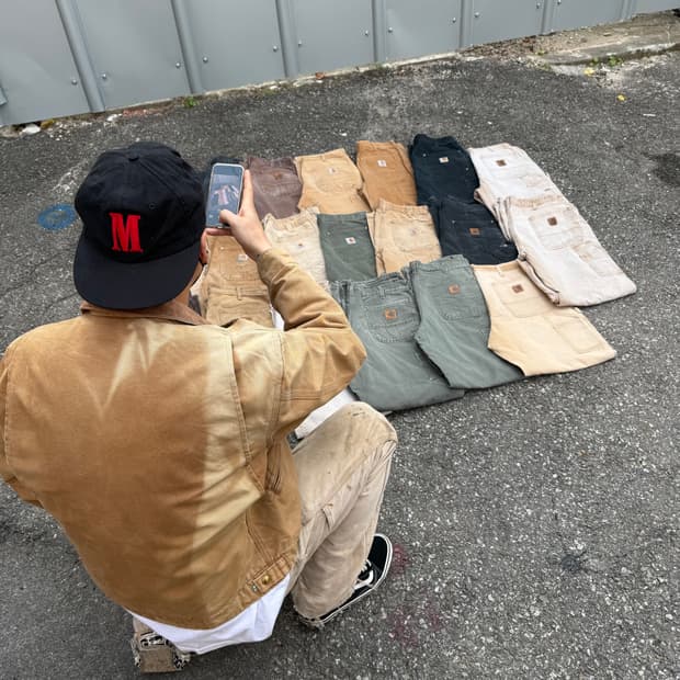 Carhartt 페이딩 디트로이트 자켓 (105)