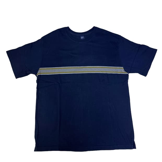 빈티지 90s 갭 올드갭 GAP 스트라이프 포인트 네이비 티셔츠 L