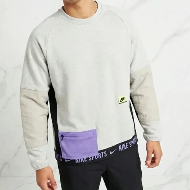 나이키 스포츠 맨투맨 L 그레이