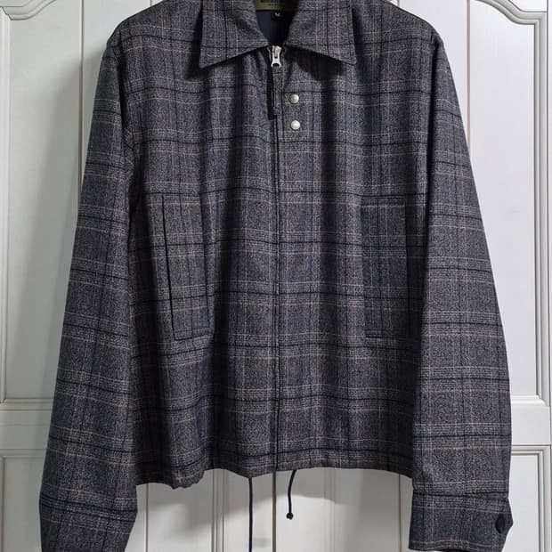 [새상품] 유니폼브릿지 드리즐러 블루종 네이비 체크 M사이즈