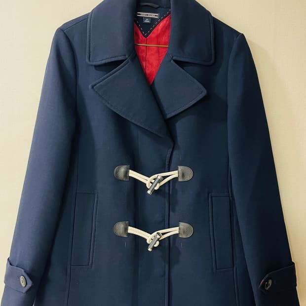 타미힐피거 트레비스 더플 코트 S 네이비 27만원대 구매. 실착 3회