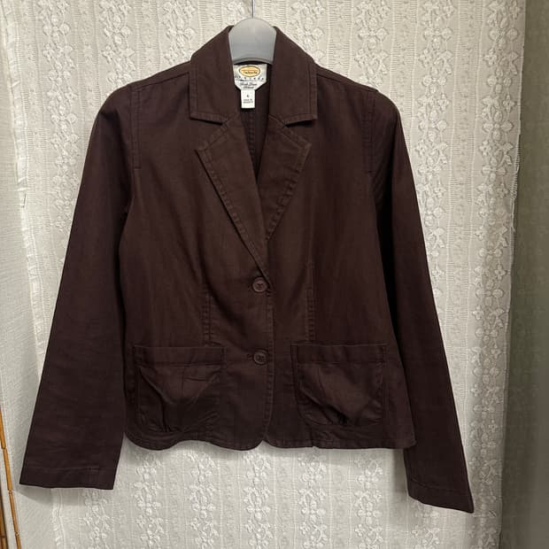 talbots 딥브라운 자켓