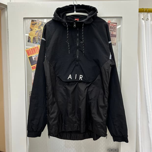 나이키 AIR MAX 97 후드 아노락 바람막이 블랙 XL