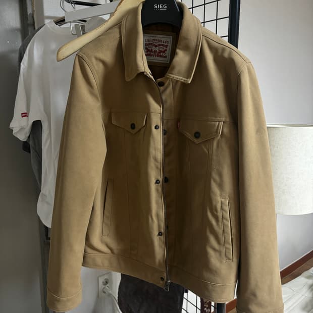 리바이스 fow cow suede 트러커자켓 L