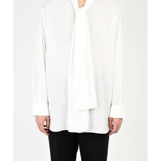 Lad musician Bow collar shirt