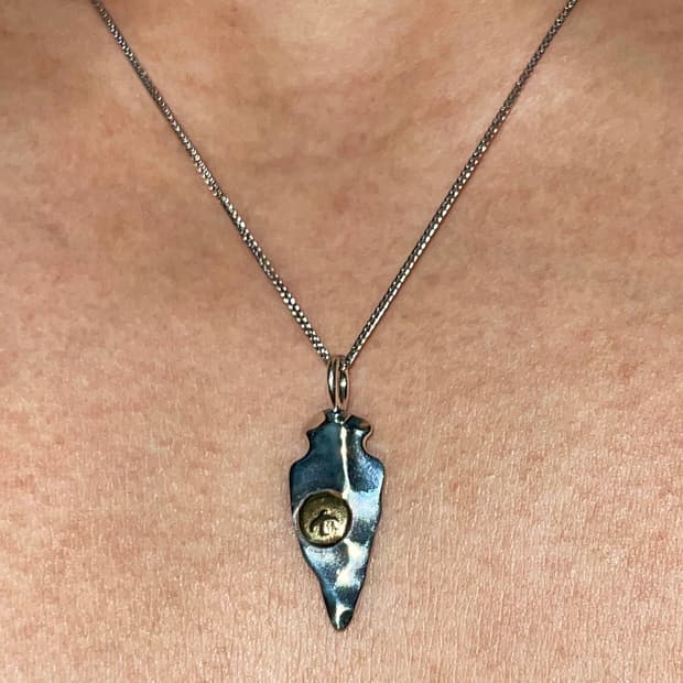 실버925 웨이브 쉐입 펜던트 네크리스 / 남자목걸이 여자목걸이 유니섹스