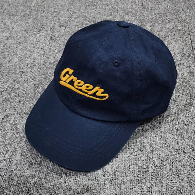 더 그린컵 x 클로브 스펠로고 캡 모자