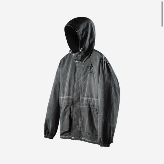 비엘알 x 리복 다이드 시티 윈드브레이커 그레이 105