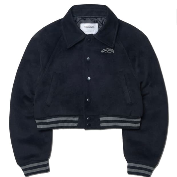 노매뉴얼 바시티 자켓