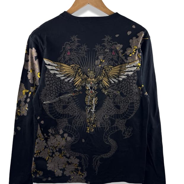 HARAKIRI X GARO 오리엔탈 자수 롱슬리브1853