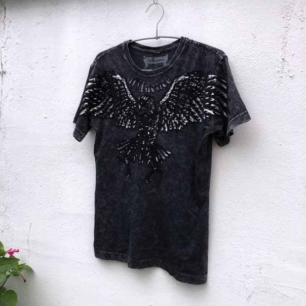 Affiuence Y2K Vulture Rock Chic T-shirt