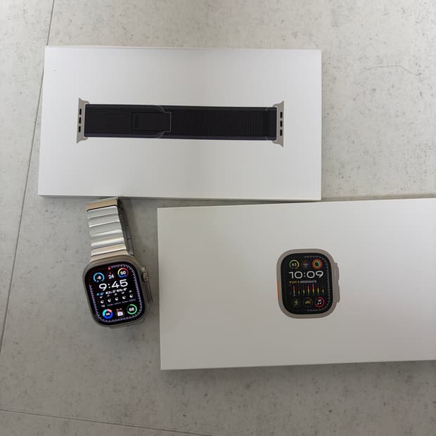 애플워치 울트라 2 49mm 셀룰러 & 애플 정품 링크브레이슬릿 스트랩