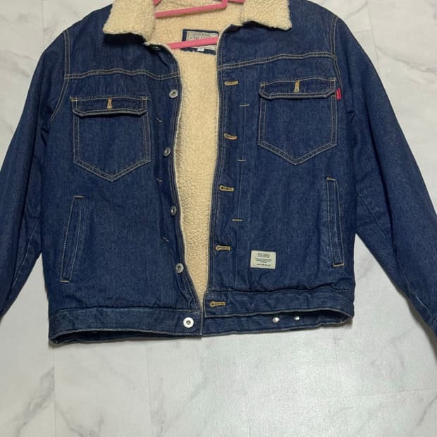 노브랜드 청자켓 무스탕