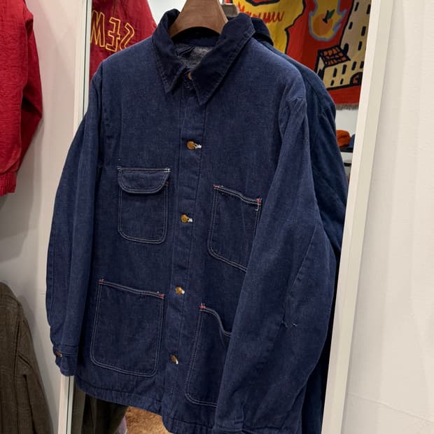 90s Wrangler 랭글러 데님 초어 코트