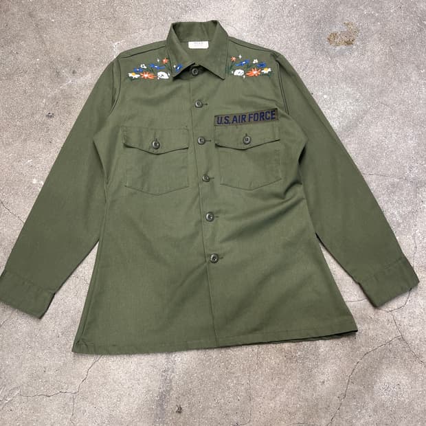 80‘s 미군 OG-507 유틸리티 셔츠