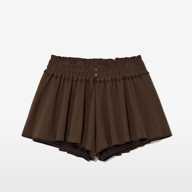 글로니 PROVINCE EYELET SHORTS (CHOCOLATE)