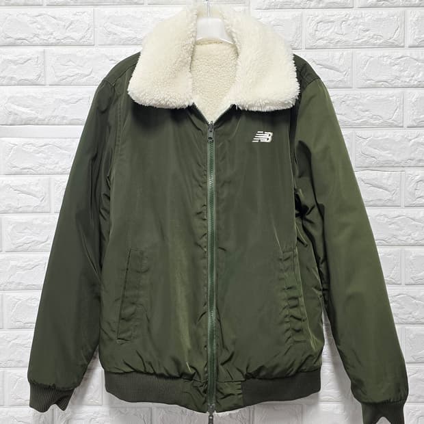 택포// 뉴발란스 양면 리버시블 후리스 플리스 M