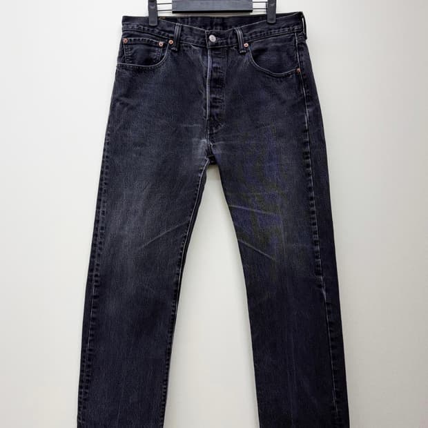 LEVI'S 501  Black Denim 리바이스 데님 흑청 바지