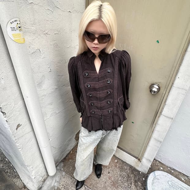 00s 프리피플 라이트웨이트 나폴레옹 자켓