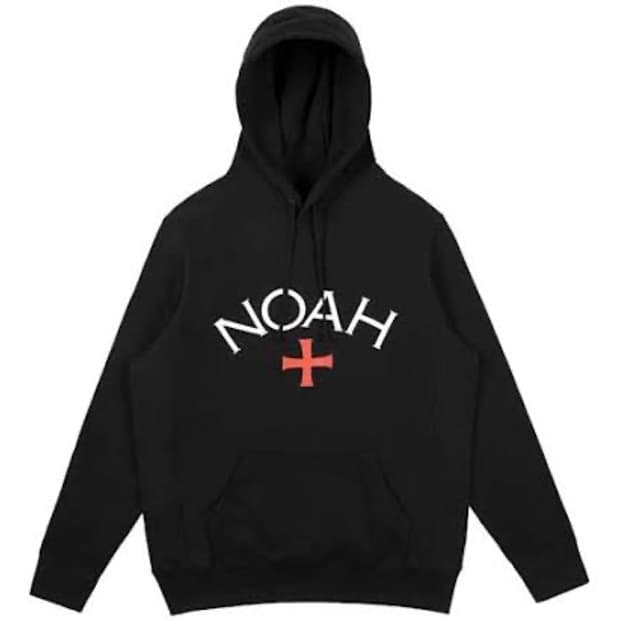 [L] noah 노아 코어 로고 후드 블랙