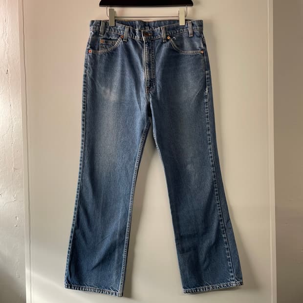 90s 리바이스 517 오렌지탭 부츠컷 데님팬츠