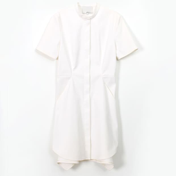 3.1 필립림 PhilipLim 화이트 코튼 셔츠 언발란스 원피스