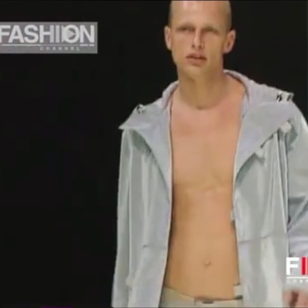 엠포리오 아르마니 2000 S/S PVC 스판덱스 파카