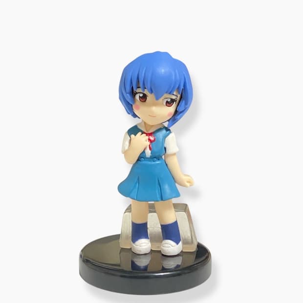 에반게리온 아야나미 레이 교복 미니 피규어