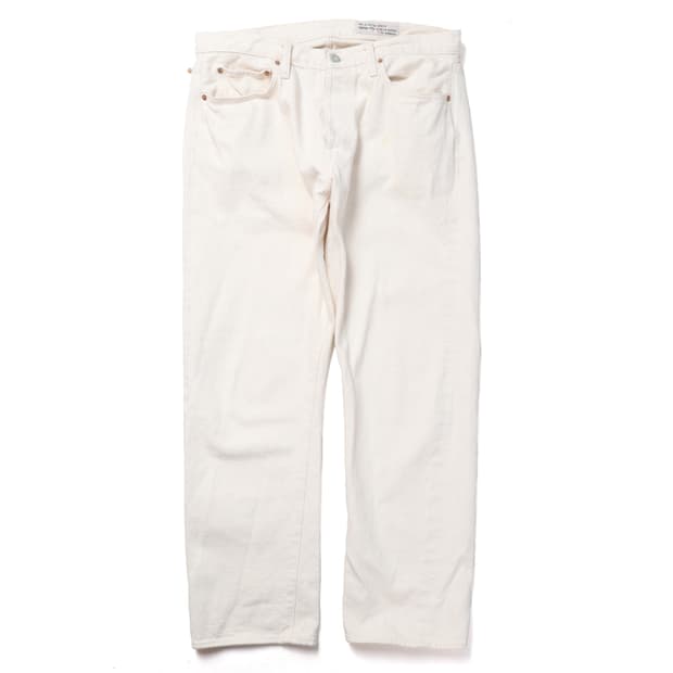 본쿠라 Boncura 66 Off White Denim Pants 
