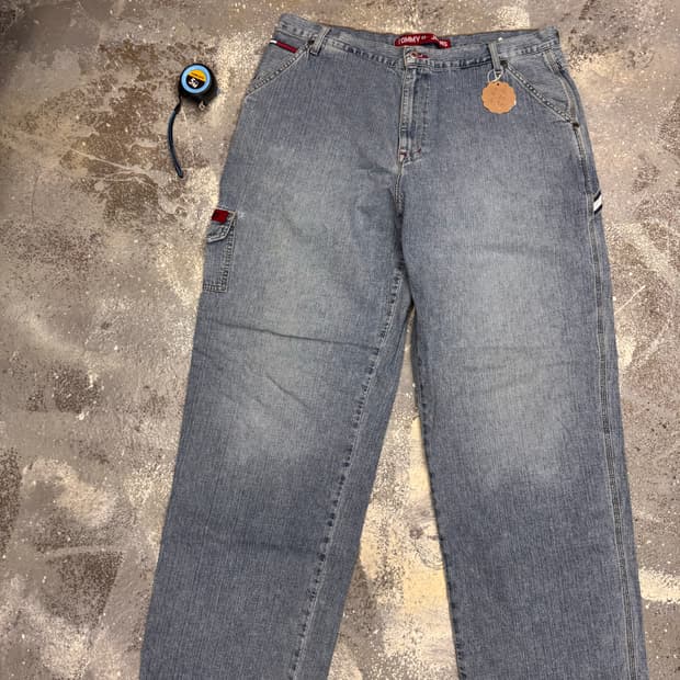 타미힐피거 올드스쿨 빅팬츠 데님
