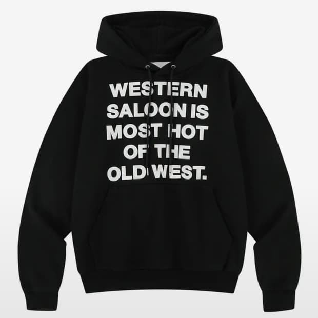 더바이닐하우스 TYPO HOODIE BLACK 타이포 후디 후드티 블랙