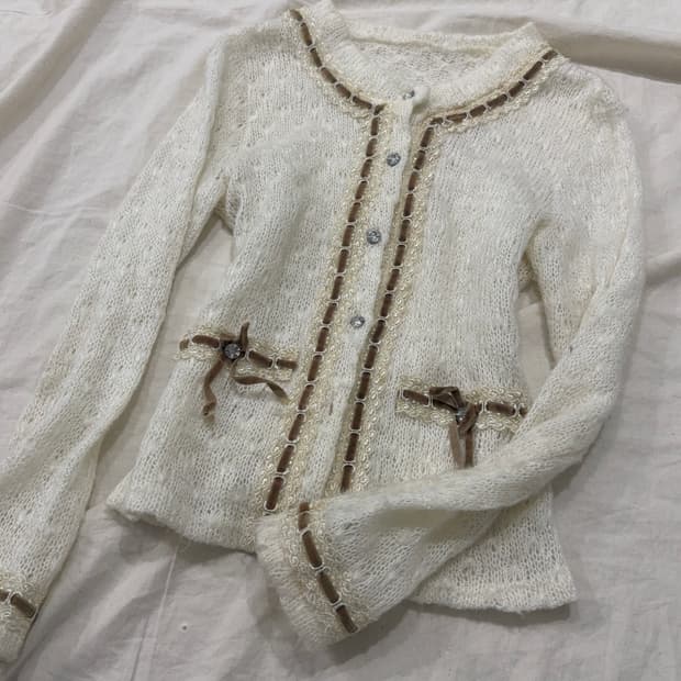 모카라떼 갸루 러블리 가디건