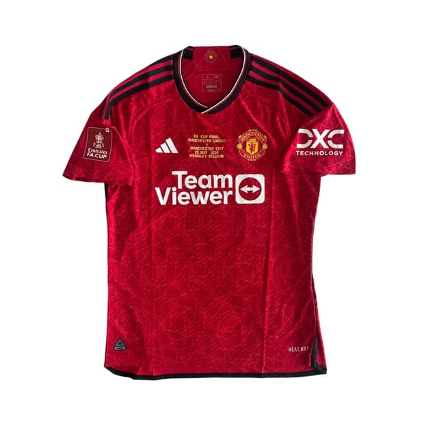 23-24 맨체스터 유나이티드 홈 어센틱 유니폼 브루노 페르난데스