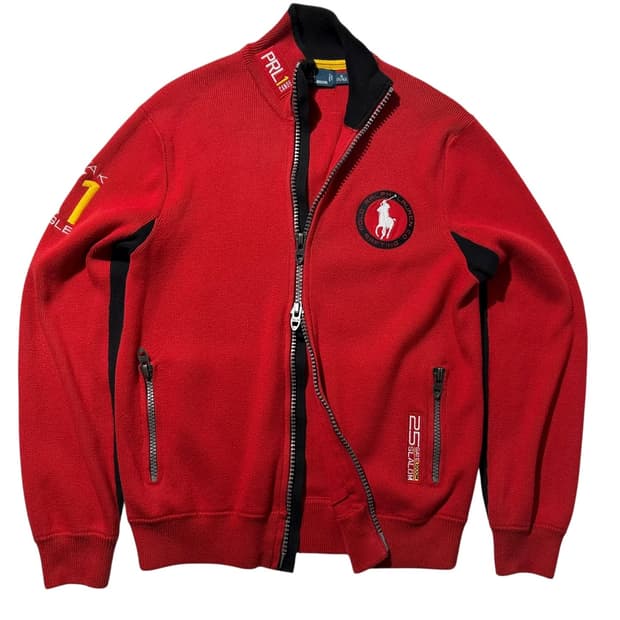 폴로 랄프로렌 PRL1 레이싱 투웨이 니트 집업 자켓