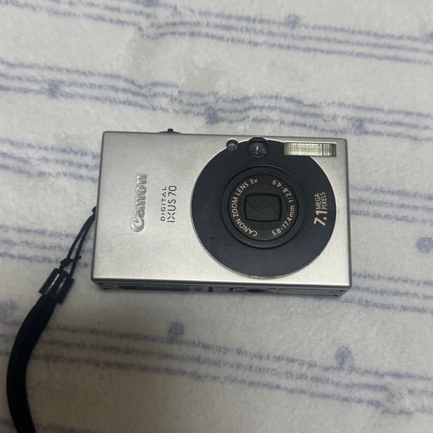 풀세트! S급! 캐논 익서스 70 실버 디지털카메라 IXUS 70