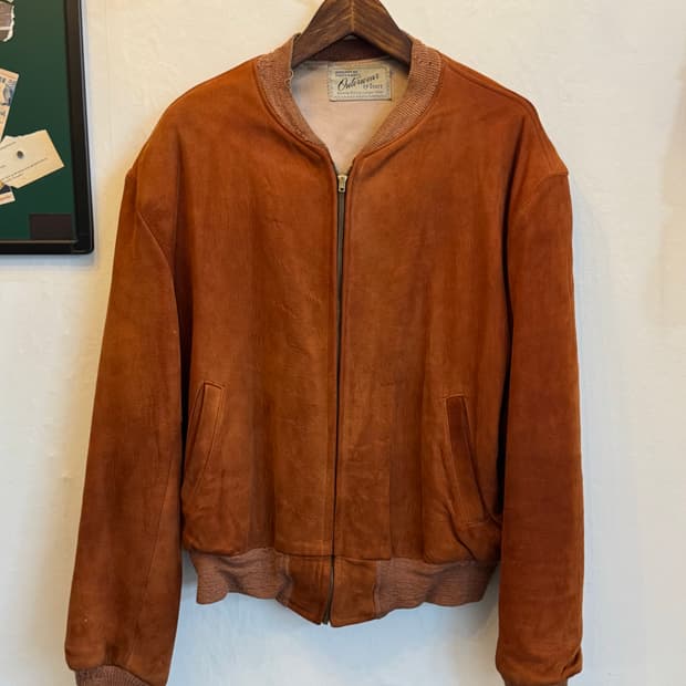 50’s Hercules Suede Bomber Jacket