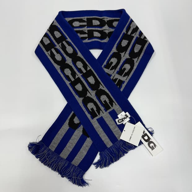 [당일 발송] 꼼데가르송 CDG 머플러 블루