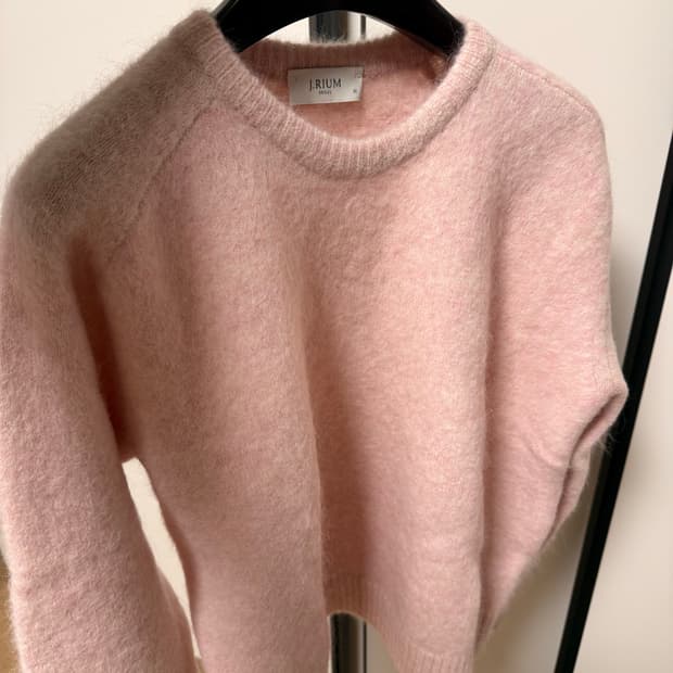 제이리움 모헤어 니트 (핑크) 