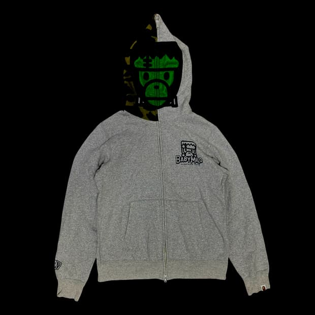 베이프 프랑켄슈타인 콜라보 마일로 후드 집업