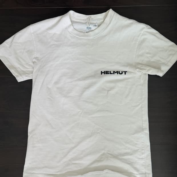 Helmut Lang 화이트 티셔츠