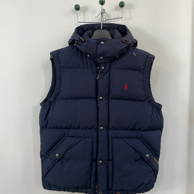 폴로 랄프로렌 포니 로고 패딩 조끼