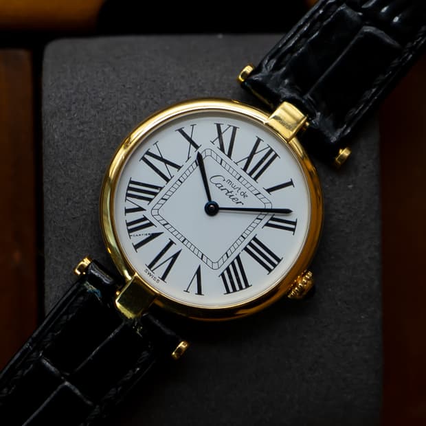 까르띠에 머스트 방돔 lm 시계