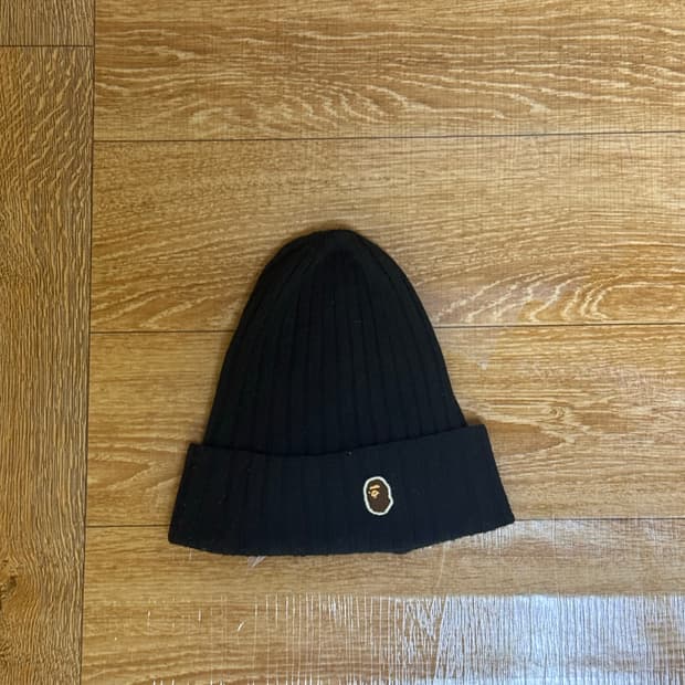 A BATHING APE 블랙 비니