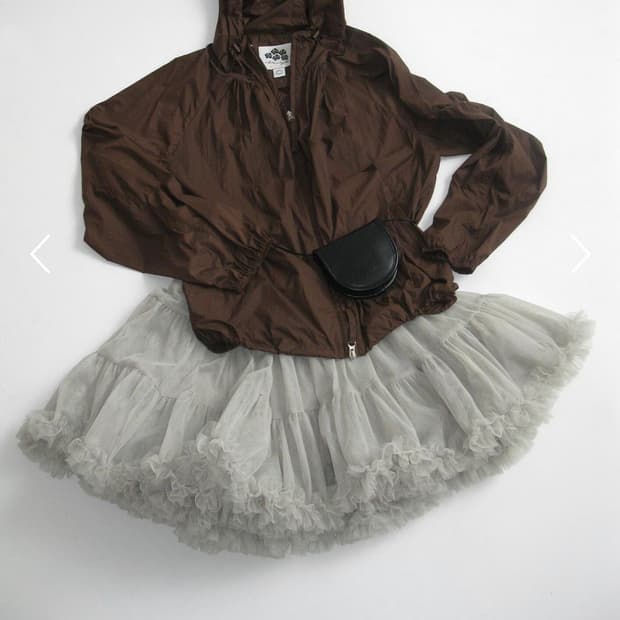 시눈 Tute Skirt (Greyish Green) 