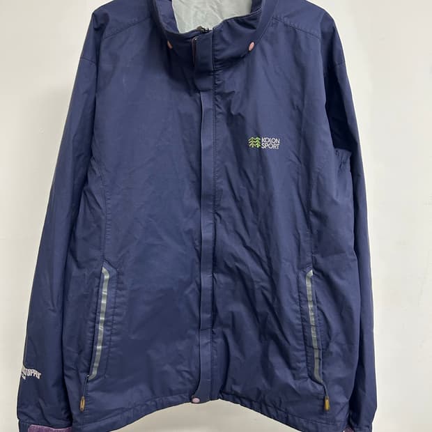 코오롱스포츠 네이비 바람막이 100