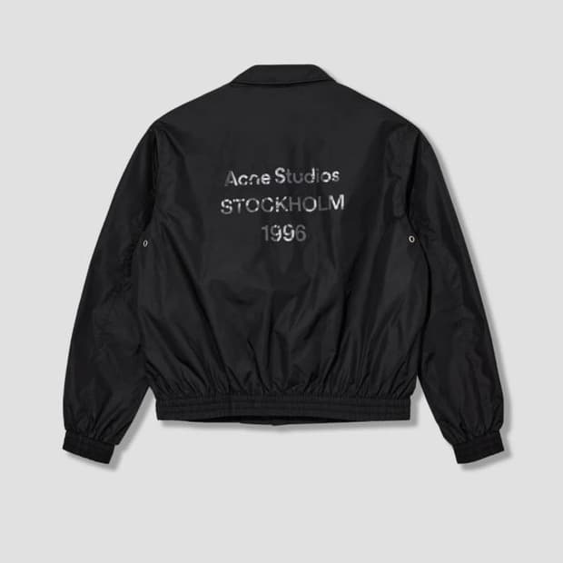 아크네 스튜디오 로고 테크니컬 자켓